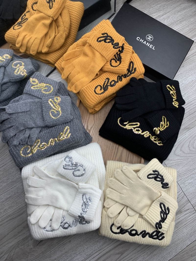 Chanel Caps Scarfs